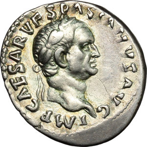 obverse: Vespasian (69-79).. AR Denarius, 70 AD