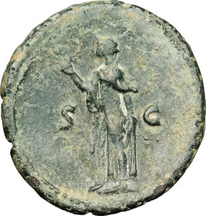 reverse: Vespasian (69-79).. AE As, 76 AD