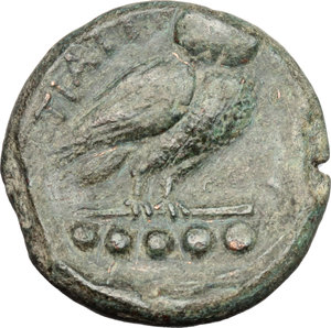 reverse: Northern Apulia, Teate. AE Quincunx, c. 225-200 BC
