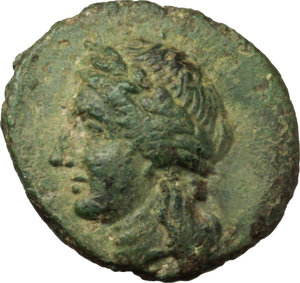obverse: Southern Lucania, Metapontum. AE 17 mm., late third century BC