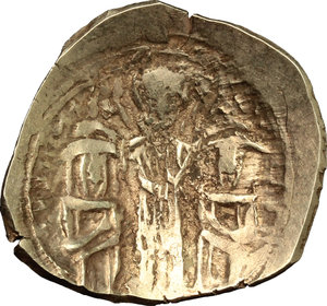 reverse: Andronicus II (1282-1328) with Michael IX (1295-1320).. AV Hyperpyron, Constantinople mint