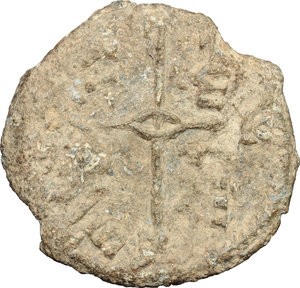 obverse: PB Seal, c. 8th-9th centuries AD