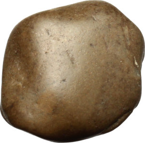 reverse: India. Stone pebble with pattern. Proto currency(?)