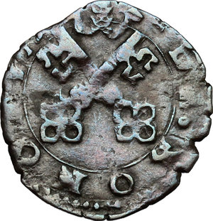 obverse: Bologna.  Anonime Pontificie (Sec. XV). Quattrino da 2 denari