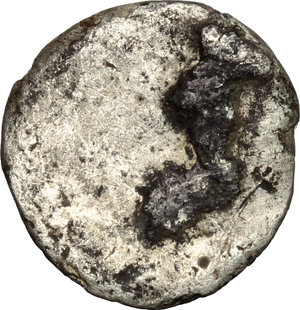 reverse: Coastal Etruria, Populonia. AR 5 Units (?), c. 211-206 BC