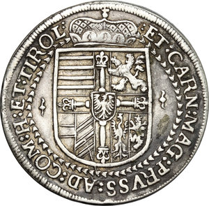 reverse: Austria.  Maximilian, Archduke of Austria. 1588-1618. . Thaler 1618