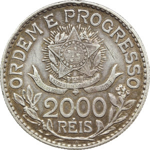 reverse: Brazil. 2000 reis 1913