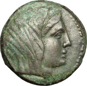 obverse: Bruttium, Petelia. AE, 280-216 BC