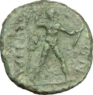 reverse: Bruttium, Petelia. AE Quadrans, late 3rd century BC