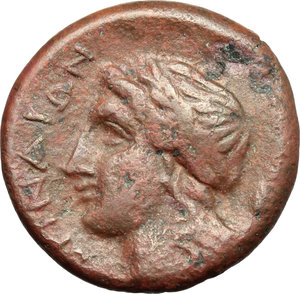 reverse: Bruttium, Terina. AE, 350-275 BC