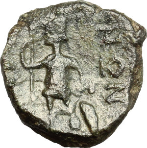 reverse: Iaitos.  Roman Rule. AE after 241 BC