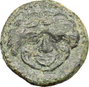 obverse: Kamarina. AE, 425-405 BC
