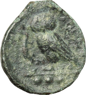 reverse: Kamarina. AE Tetras, 420-405 BC