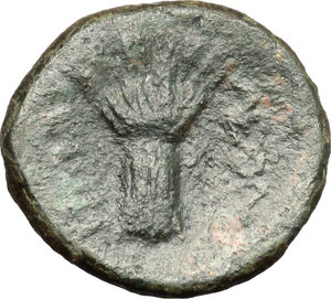 reverse: Leontini. AE, late 3rd century BC