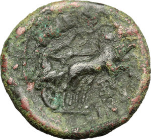 reverse: Menaion. AE, after 212 BC