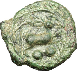 reverse: Messana.  Anaxilas and son Tyrants (480-461 BC). AE