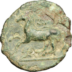 reverse: Nakona. AE, 316-250 BC