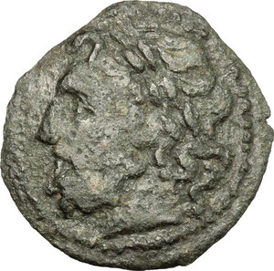 obverse: Panormos.  Roman Rule.. AE, after 241 BC