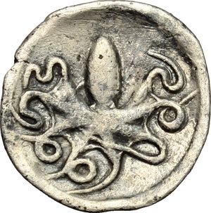 reverse: Syracuse. AR Litra, 485-465 BC