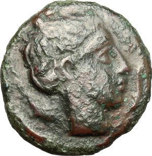 obverse: Syracuse. AE Tetras, after 425 BC