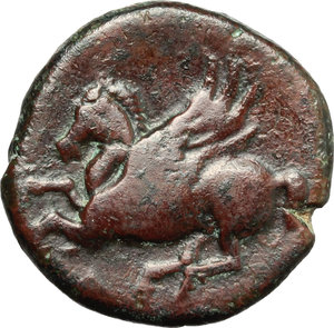 reverse: Syracuse.  Timoleon and the Third Democracy (344-317 BC).. AE