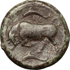 reverse: Syracuse.  Agathokles (317-289 BC).. AE