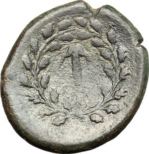 reverse: Syracuse.  Agathokles (317-289 BC). AE