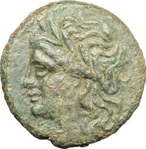 obverse: Syracuse.  Hieron II (274-216 BC).. AE