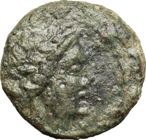 obverse: Syracuse.  Roman Rule.. AE, after 212 BC
