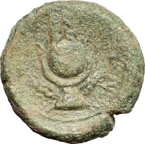 reverse: Syracuse.  Roman Rule. AE, after 212 BC