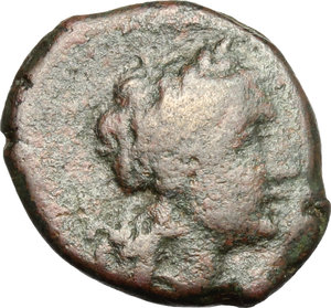obverse: Tauromenion. AE, after 201 BC