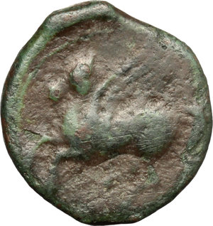 reverse: Punic Sicily. AE, 300-264 BC