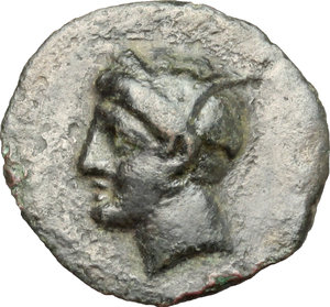 obverse: Punic Sicily. AE, 3rd century BC