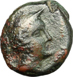 obverse: Northern Thrace.  Kingdom of the Schythians. Uncertain king c. 168-150 BC. AE