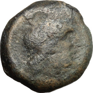 obverse: Syria, Seleucid Kings.  Antiochos VII Euergetes (138-129 BC).. AE, 138-129 BC