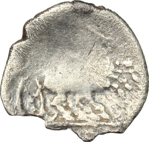reverse: Central and Southern Campania, Neapolis. AR Triobol, 300-275 BC