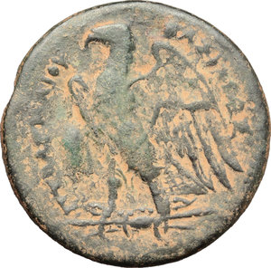 reverse: Egypt, Ptolemaic Kingdom.  Ptolemy II Philadelphos (285-246 BC).. AE 28 mm, Alexandria mint, 285-246 BC