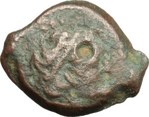 obverse: Egypt, Ptolemaic Kingdom.  Ptolemy IX Soter (116-80 BC).. AE Hemidrachm (?), Kyrene mint, 116-80 BC