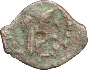 reverse: Egypt, Ptolemaic Kingdom.  Ptolemy IX Soter (116-80 BC).. AE Hemidrachm (?), Kyrene mint, 116-80 BC