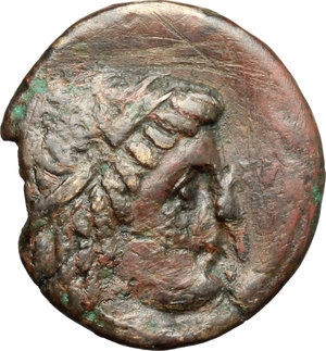 obverse: Kyrenaica, Kyrene. AE, 31 BC