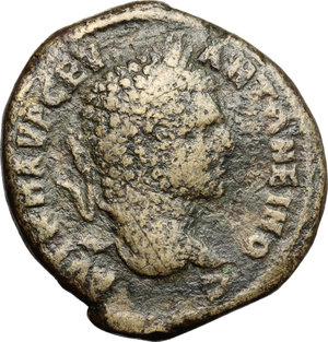 obverse: Caracalla (198-217).. AE, Thrace, Hadrianopolis mint, 198-217