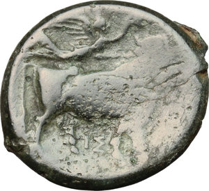 reverse: Central and Southern Campania, Neapolis. AE, 275-250 BC
