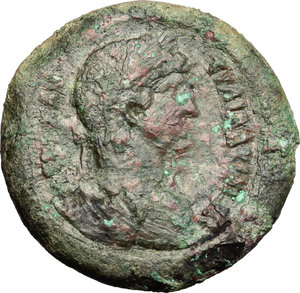 obverse: Egypt.  Hadrian (117-138).. AE 35 mm, Alexandria mint, 126-127