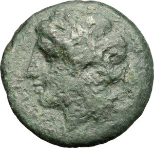 obverse: Central and Southern Campania, Neapolis. AE 275-250 BC