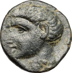 obverse: Carthago Nova (Qart Hadasht).  Roman Rule.. AE, after 209 BC