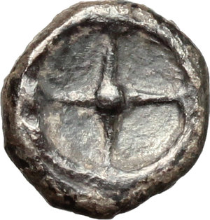 reverse: Southern Apulia, Tarentum. AR Litra, 480-470 BC