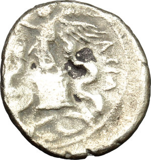 reverse: Augustus (27 B.C - 14 A.D.).. AR Quinarius, 29-26 BC