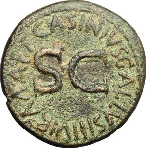 reverse: Augustus (27 BC - 14 AD).. AE Dupondius, 16 BC