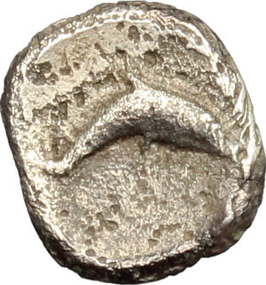 reverse: Southern Apulia, Tarentum. AR Hemilitron,  325-280 BC