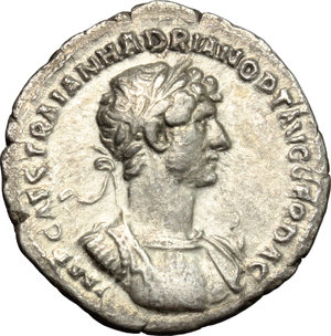 obverse: Hadrian (117-138).. AR Denarius, 117 AD